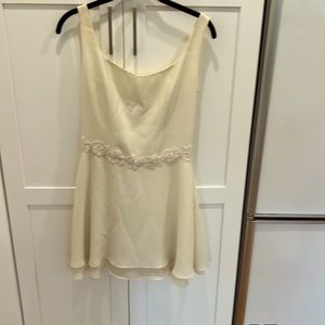 Ann Taylor cream color size 4 cocktail dress
